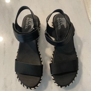 Sorel platform sandal